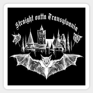 Straight outta Transylvania. Sticker